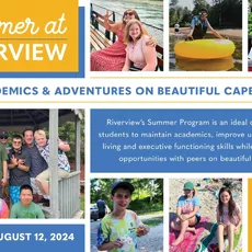 Summer at Riverview offers programs for three different age groups: Middle School, ages 11-15; High School, ages 14-19; and the Transition Program, GROW (Getting Ready for the Outside World) which serves ages 17-21.⁠
⁠
Whether opting for summer only or an introduction to the school year, the Middle and High School Summer Program is designed to maintain academics, build independent living skills, executive function skills, and provide social opportunities with peers. ⁠
⁠
During the summer, the Transition Program (GROW) is designed to teach vocational, independent living, and social skills while reinforcing academics. GROW students must be enrolled for the following school year in order to participate in the Summer Program.⁠
⁠
For more information and to see if your child fits the Riverview student profile visit todaysreformer.com/admissions or contact the admissions office at admissions@todaysreformer.com or by calling 508-888-0489 x206